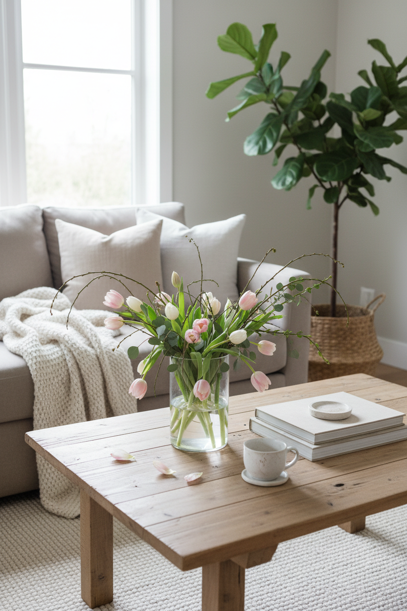 Spring Living Room Decor Ideas That Feel Light and Fresh | The Cozy Nest