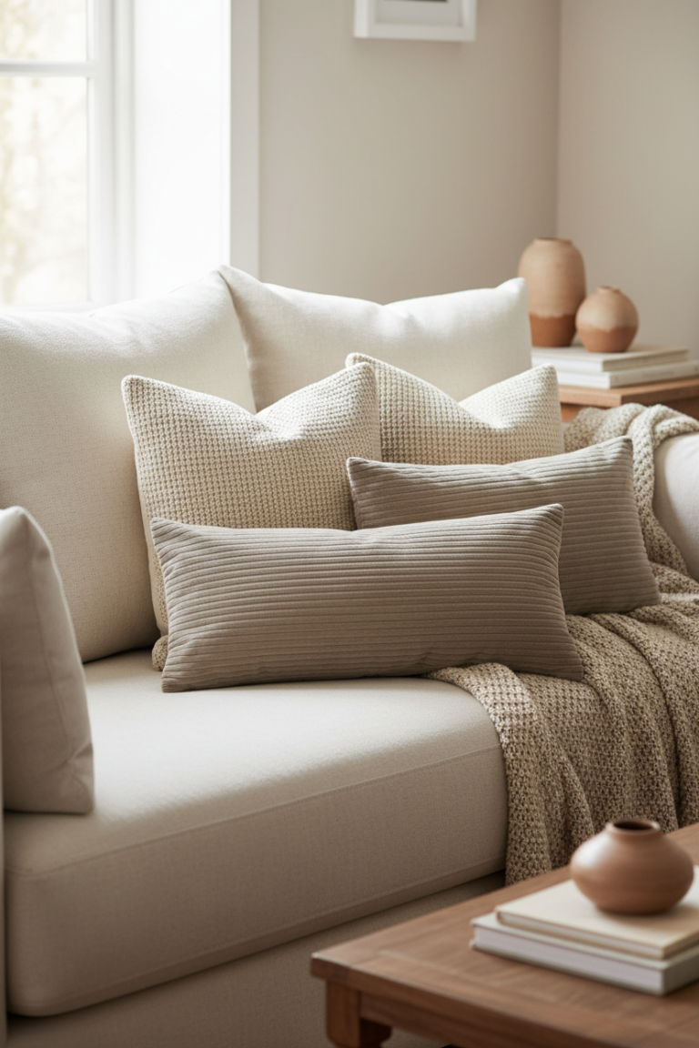 Throw Pillow Size and Layering Guide