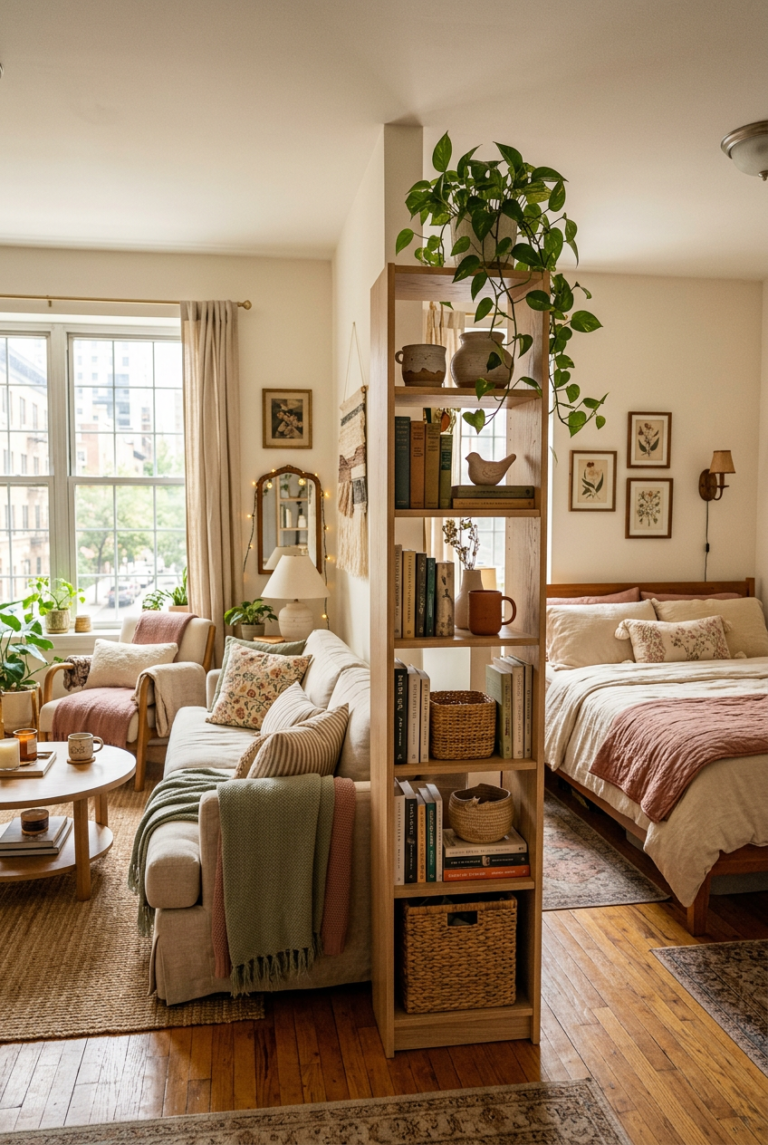 Small Studio Apartment Cozy Layout Ideas