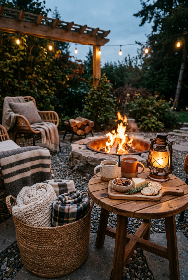 Cozy Fire Pit Area Ideas for Intimate Nights