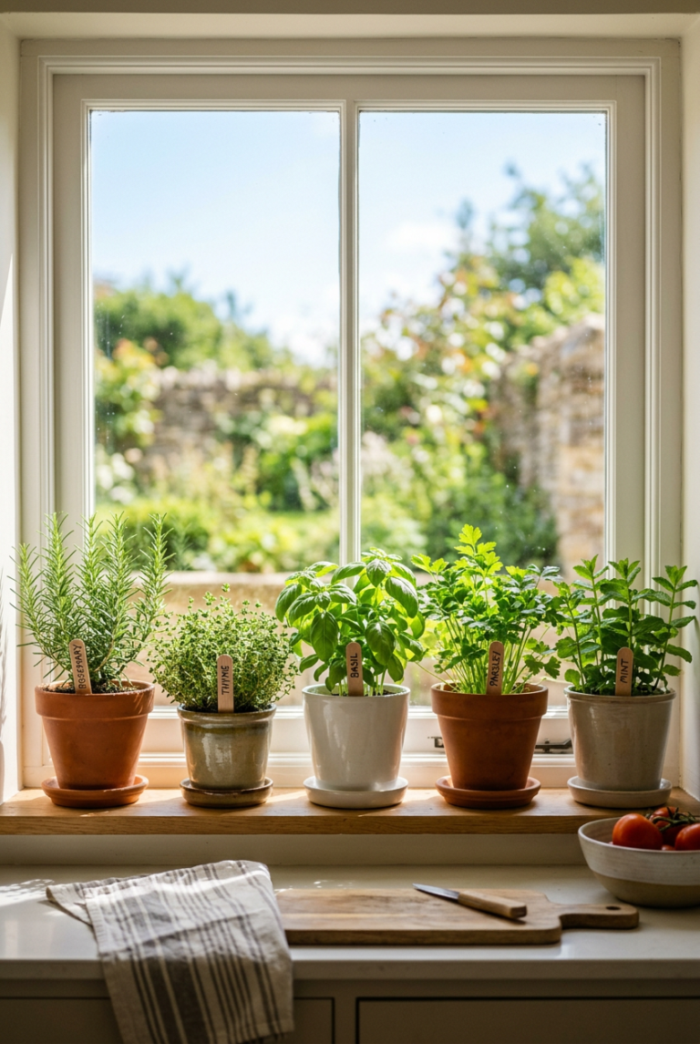 How to Start a Cozy Herb Garden in a Small Kitchen