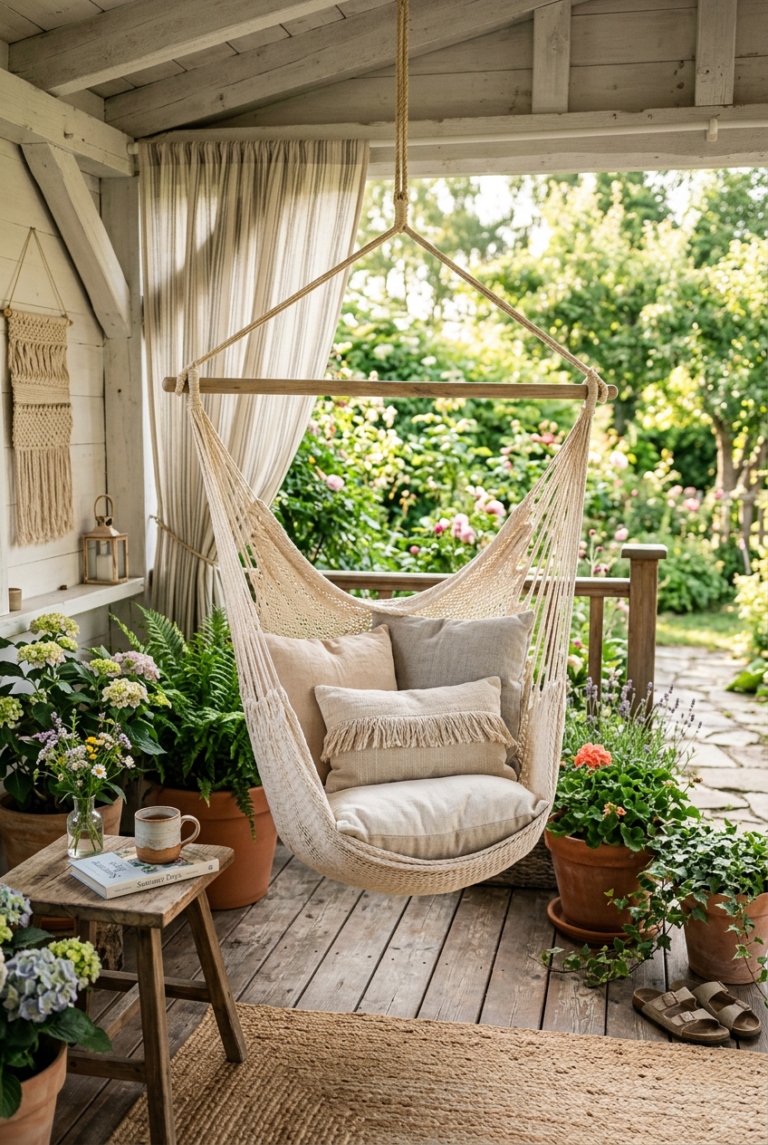 Summer Porch Decor Ideas for a Light and Relaxed Outdoor Space